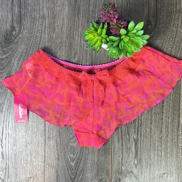 NWT Zandra Rhodes for Marks & Spencer Pink Mix Panty Set Sexy UK 10 US 6 - Picture 5 of 8